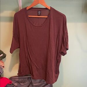 REI Women's Chocolate Brown Short Sleeve Tee